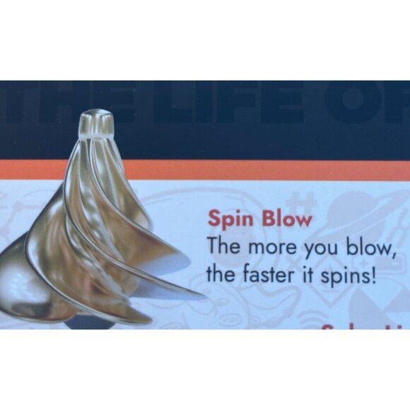 Curiosity Box Spin Blow Toy Fun For Kids Adults Novelty Gift Desk Accessory - Picture 2 of 5